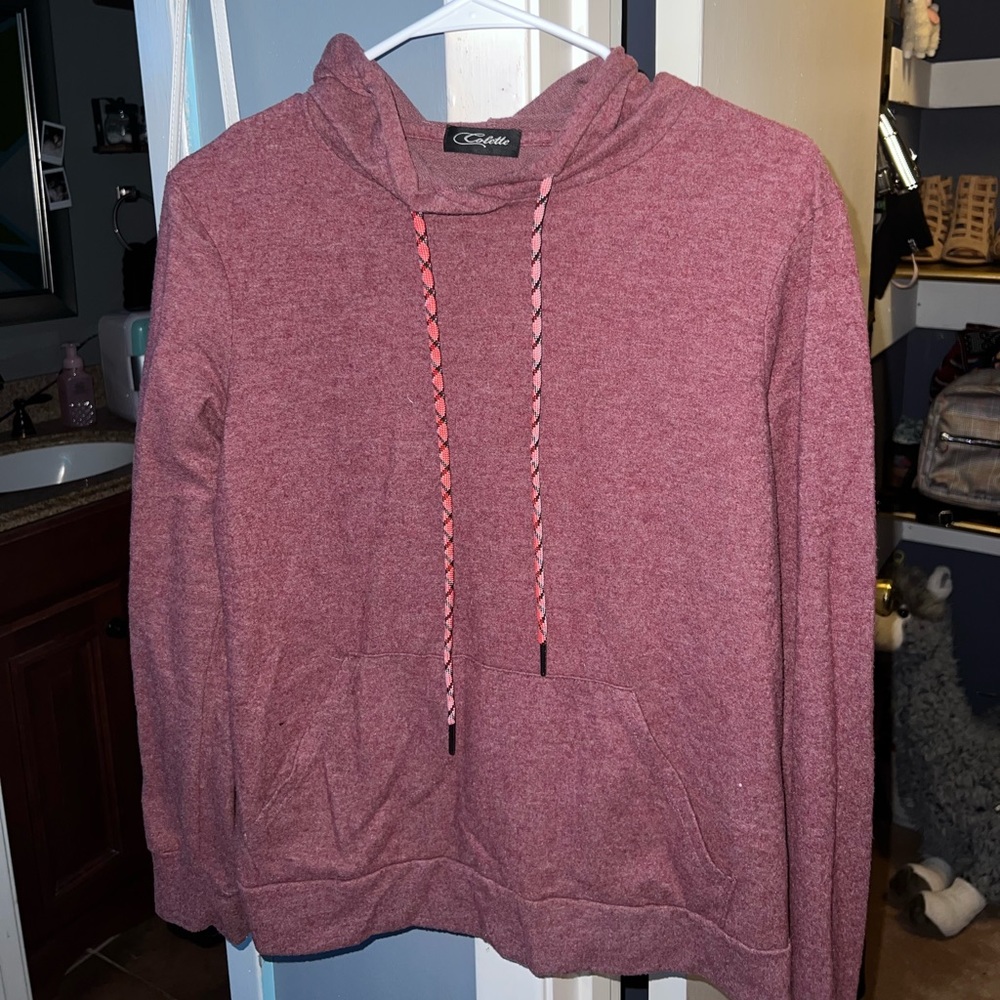 Red hoodie
